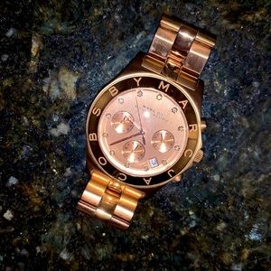 Marc by Marc Jacobs rose gold womens watch
